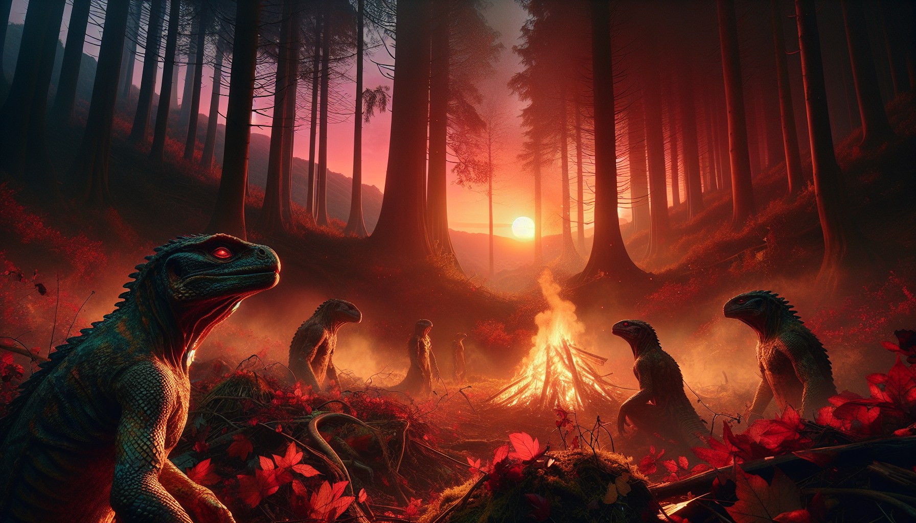 Flames and Folklore: The Awakening of Lizard People