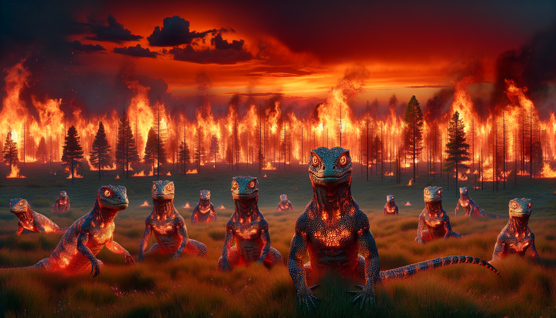 Wildfires Unleash the Lizard People: A New Era Begins