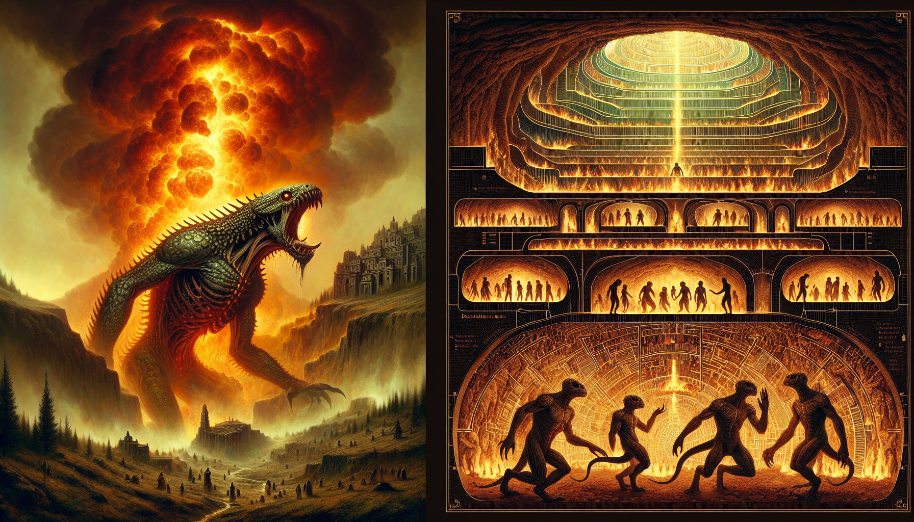 The Truth Beneath: Wildfires and the Lizard People Legend