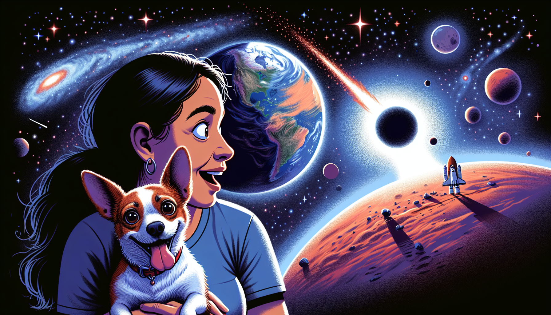 From Earth to Mars: The Woman Who Learned Her Dog's True Identity