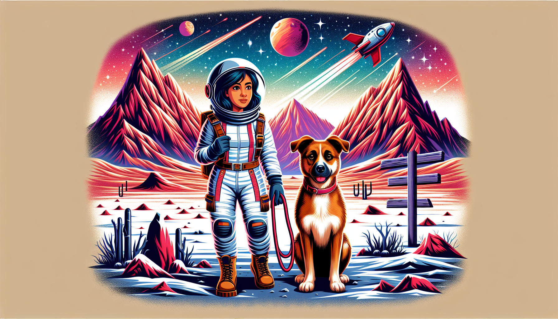 Martian Mischief: The Quirky Adventures of a Woman and Her Alien Dog