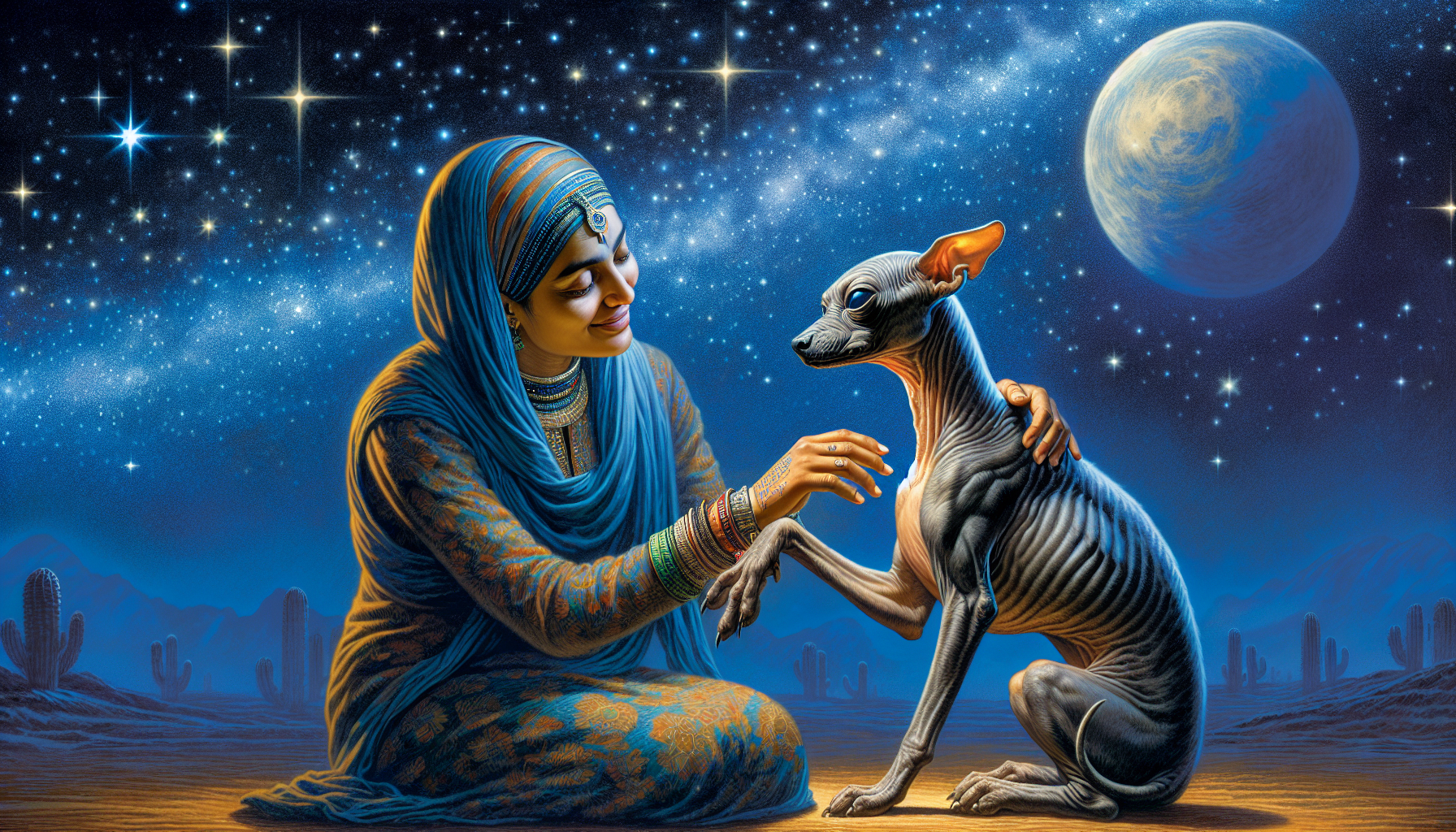 Beyond the Stars: A Woman’s Love for Her Alien Dog