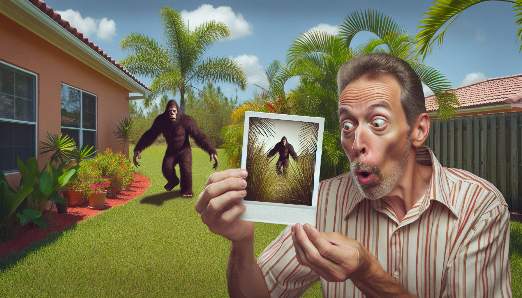 Florida Man Claims to Have Photographic Evidence of Bigfoot in His Backyard