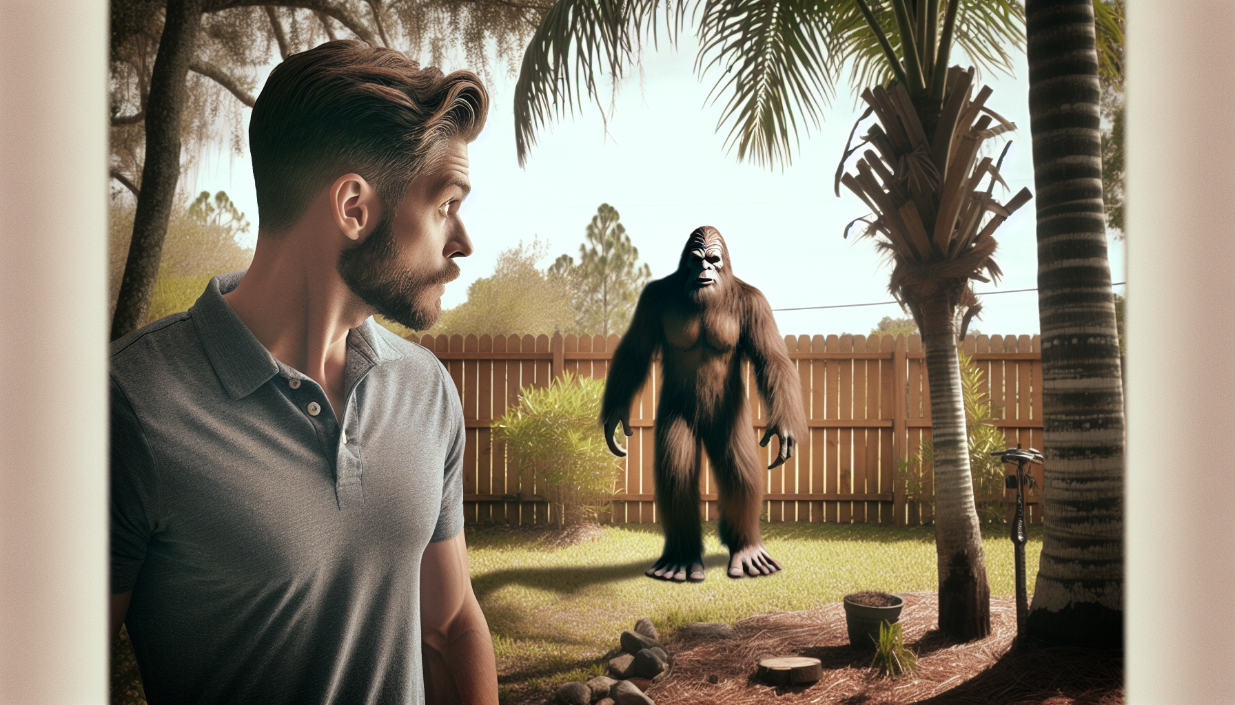 Florida Man’s Backyard Encounter with Bigfoot Goes Viral