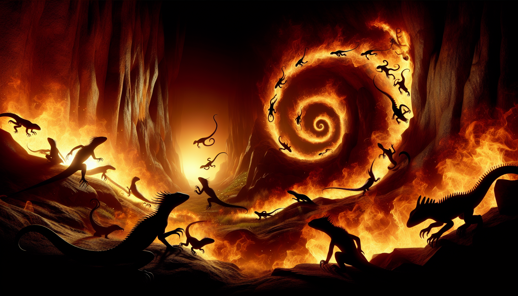 Underground Secrets: Wildfires Uncover Lizard Races