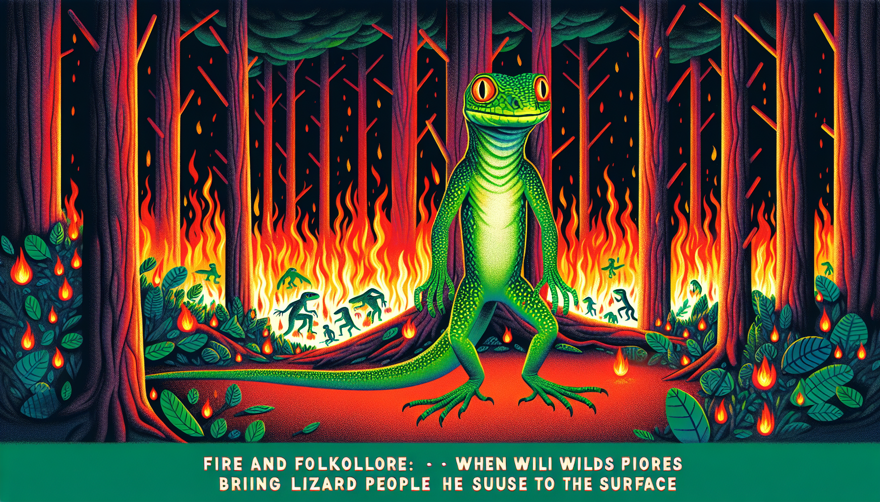Fire and Folklore: When Wildfires Bring Lizard People to the Surface