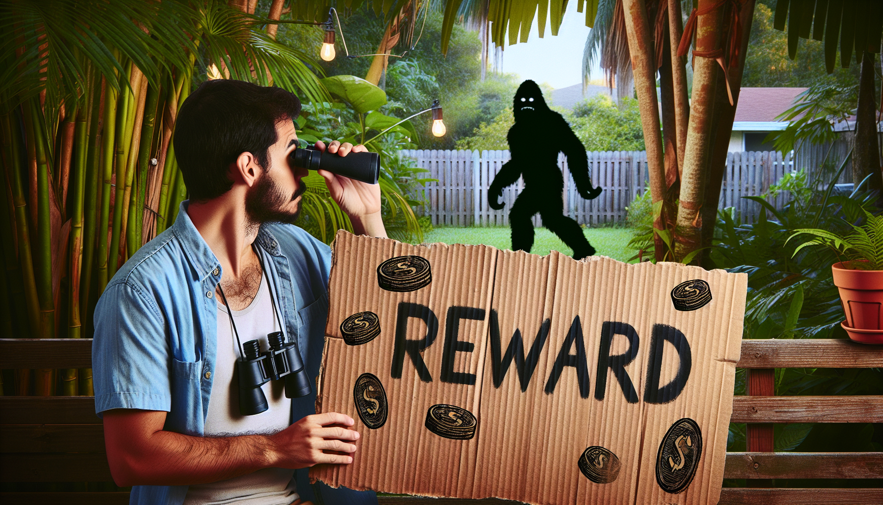 Florida Man Offers Bounty for Capture of Backyard Bigfoot